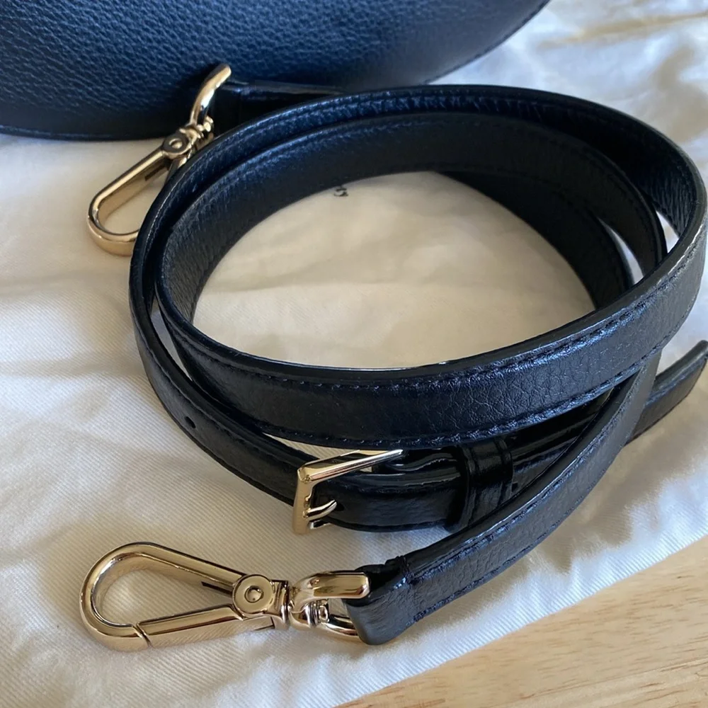 Kate Spade ♠️ Greenwood place Rita black handbag with strap and gold chain - Picture 17 of 17